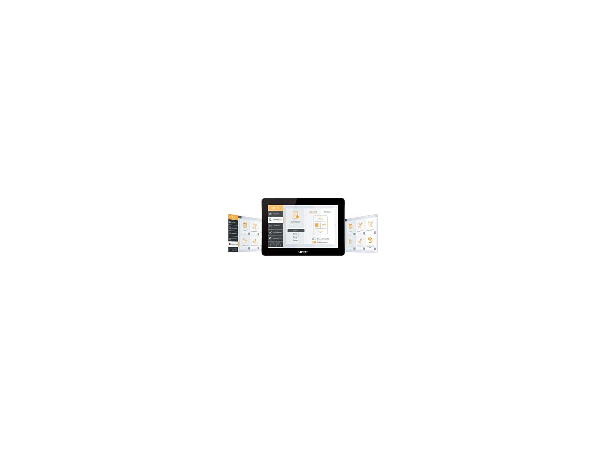 Sonnenschutzzentrale Somfy TouchBuco ANIMEO IB+ new, 4-Zonen mit 7" Display