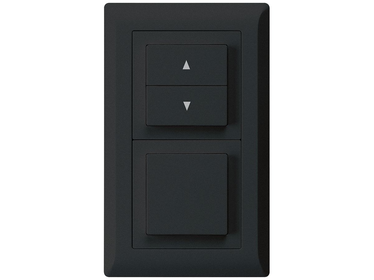 UP-Kombination kallysto.line Gr.I-I vertikal Storenschalter+Schalter S3 schwarz