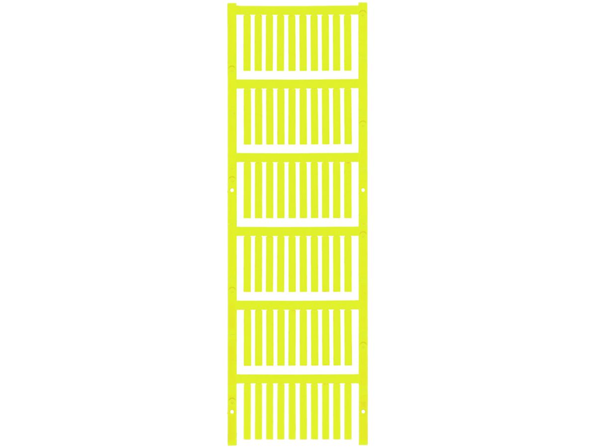Einsteckschild Weidmüller TM MultiCard 30×4mm PA66 gelb