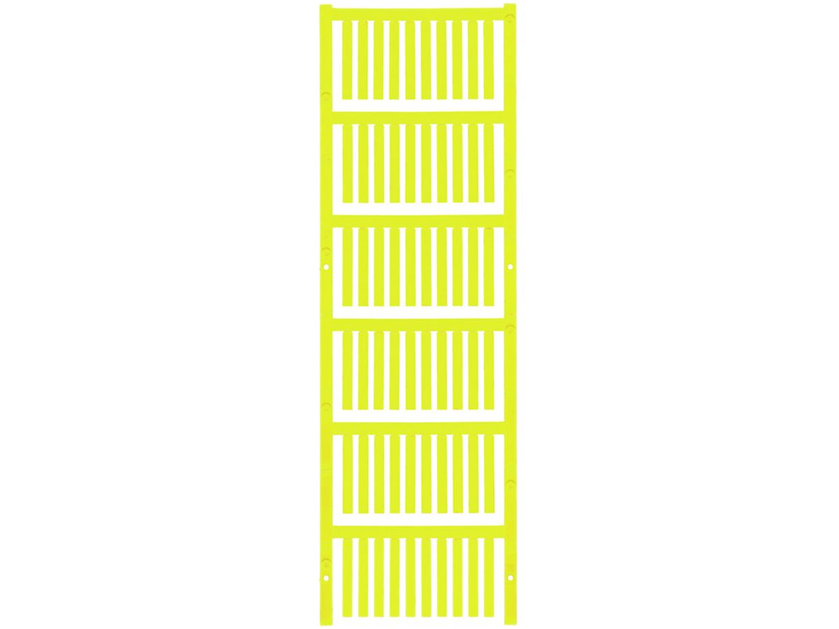 Einsteckschild Weidmüller TM MultiCard 30×4mm PA66 gelb
