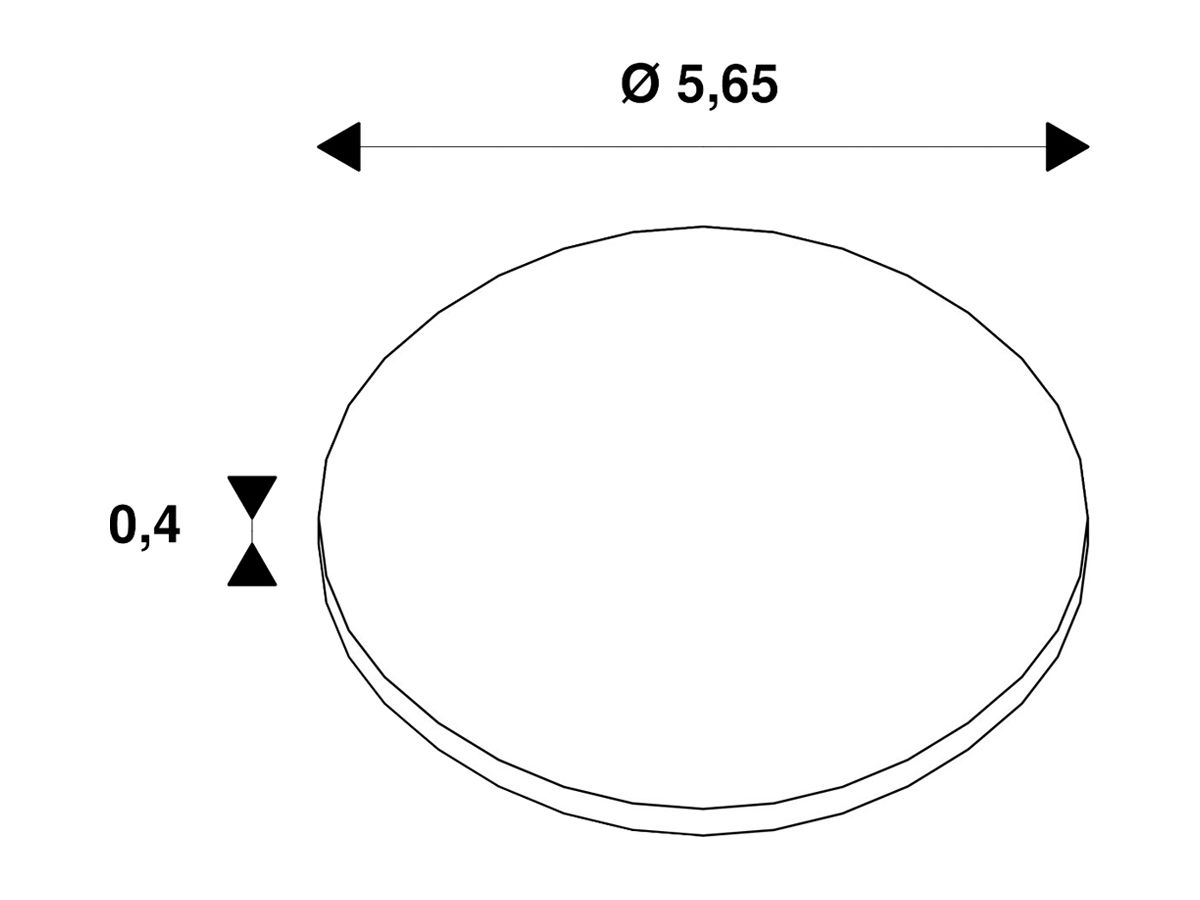 Diffusor SLV NUMINOS L Wabe, für Entblendung, Ø56.5mm