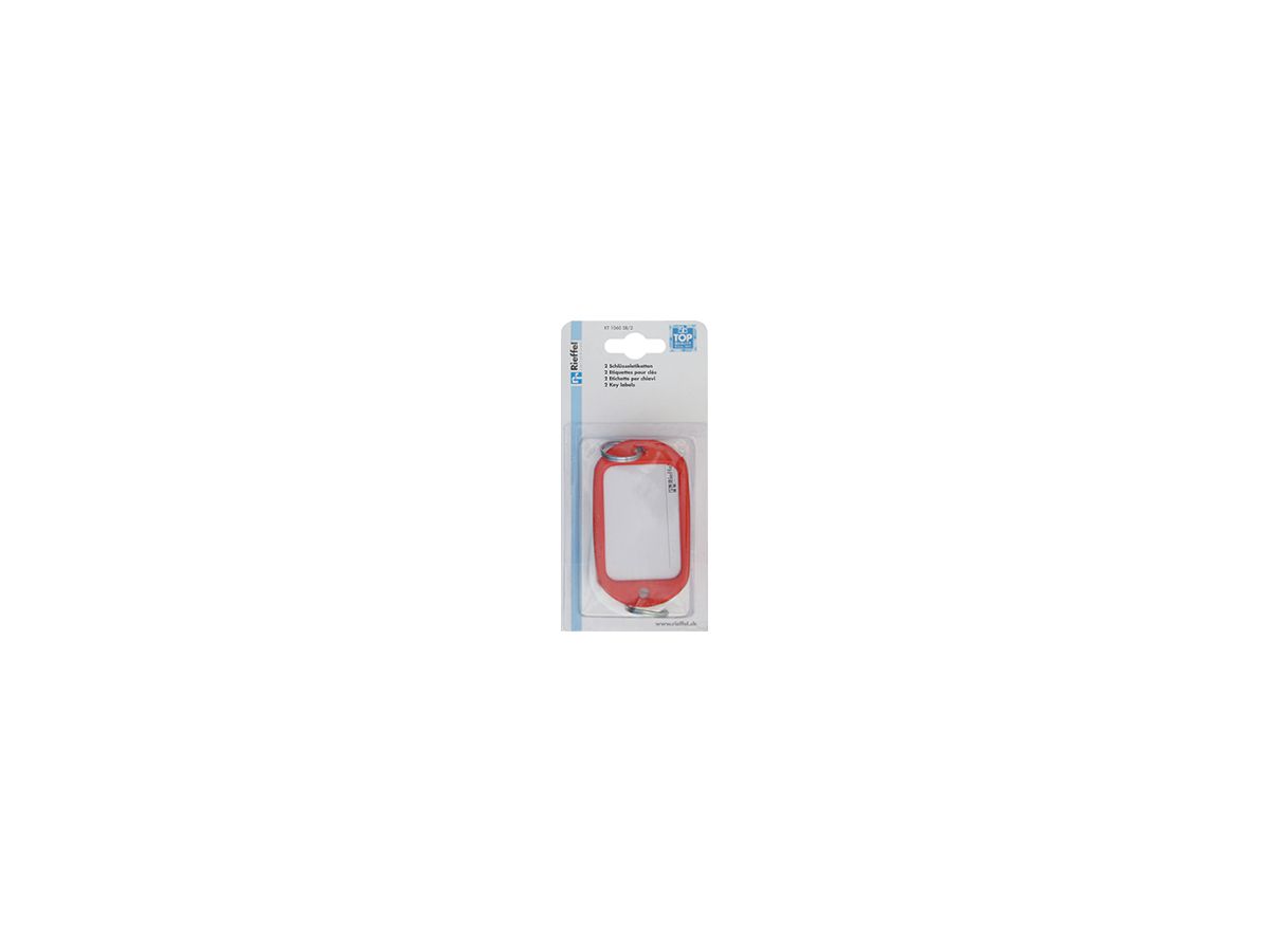 Bezeichnungsschild Rieffel KT 1060 42×63mm Kunststoff assortiert 2Stk
