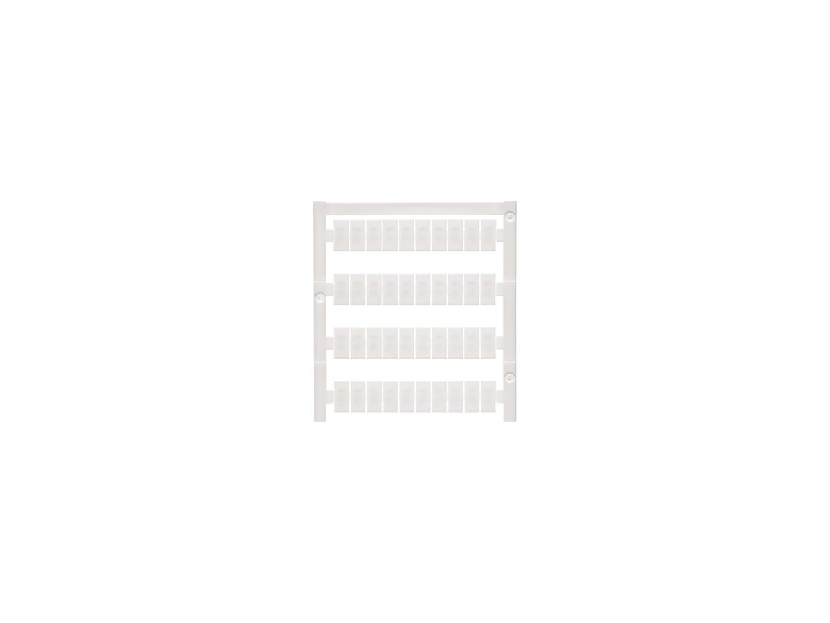 Klemmenmarkierer Weidmüller MultiCard WS 12×6mm PA66 weiss