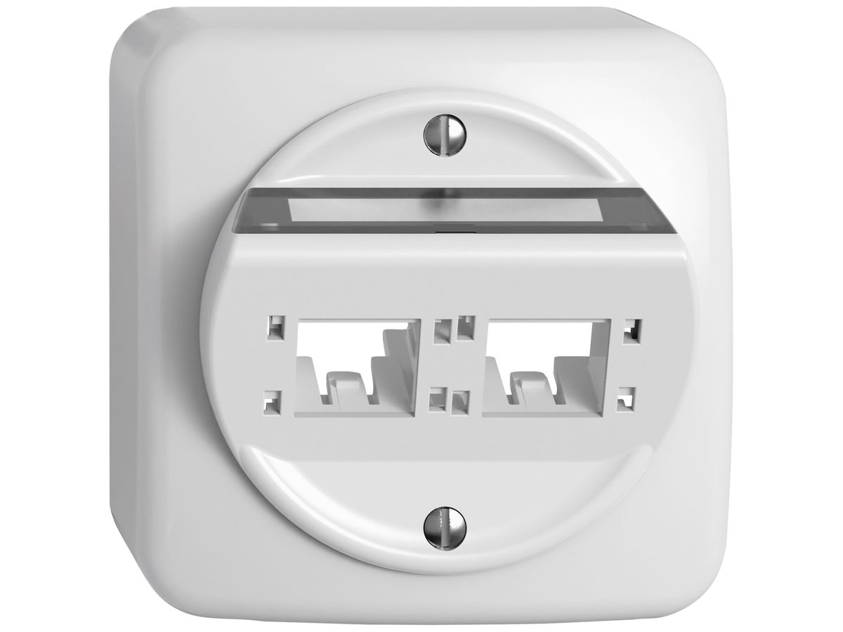 AP-Montageset STANDARDdue SNAPFIX® für freenet Kat.6A Adapter schräg 2× ws