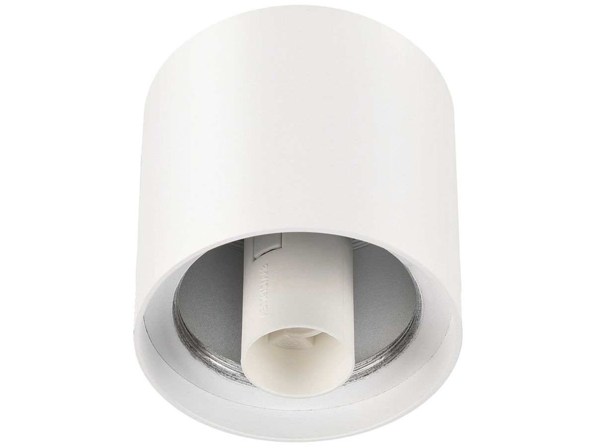 Deckenleuchte SLV VARYT E14 1×6W IP44 DIM Ø76×80mm weiss
