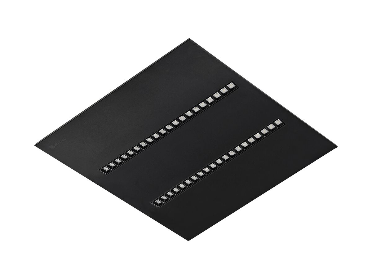LED-Panelleuchte LEDVANCE PL INV 38W 4700lm 3000K DALI 595×595 schwarz