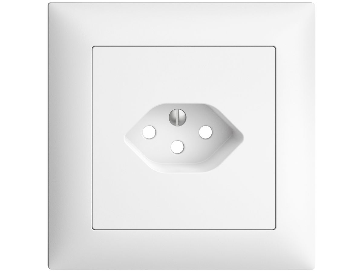UP-Frontset, EDIZIOdue weiss 88×88mm 1×T13A