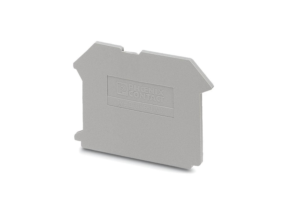 Deckel Phoenix Contact L=50mm, B=2mm H=36mm, grau