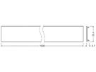 Abdeckprofil LEDVANCE LS AY Kunststoff 1000×25.4mm opal