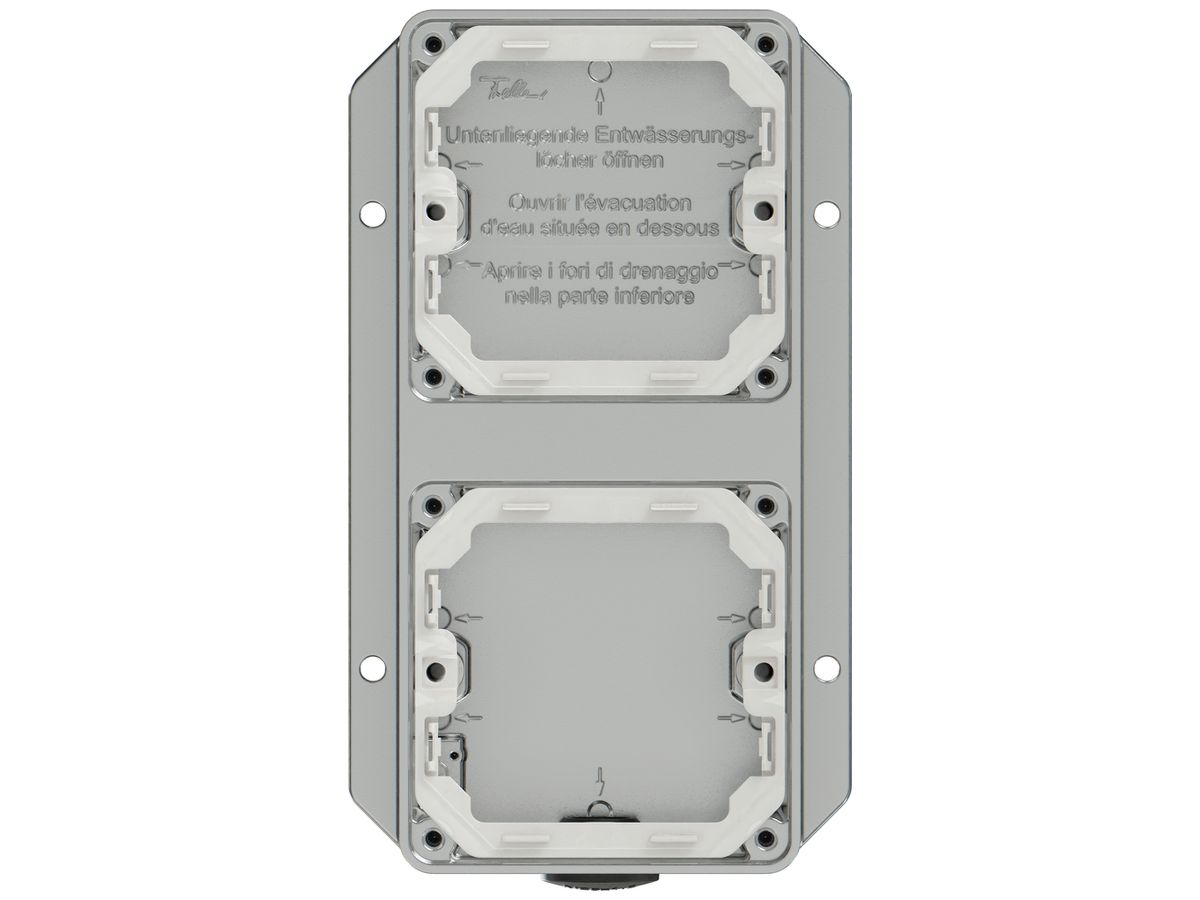 AP-Kopfzeile ELEMENT 2×1 Aluminium