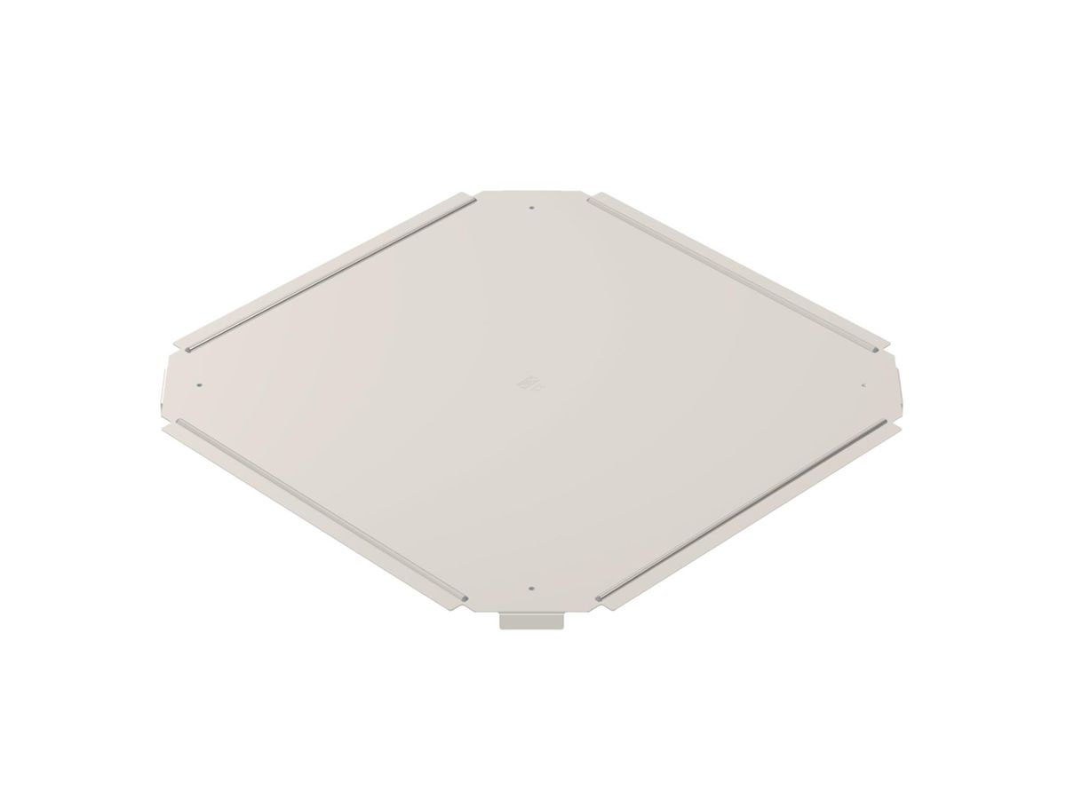 Deckel BET RKD zu Kreuzstück 300mm Edelstahl A4 blank