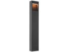LED-Wegeleuchte SLV QUAD PRO 90 14W 450lm 2200K IP65 160×80×900mm anthrazit