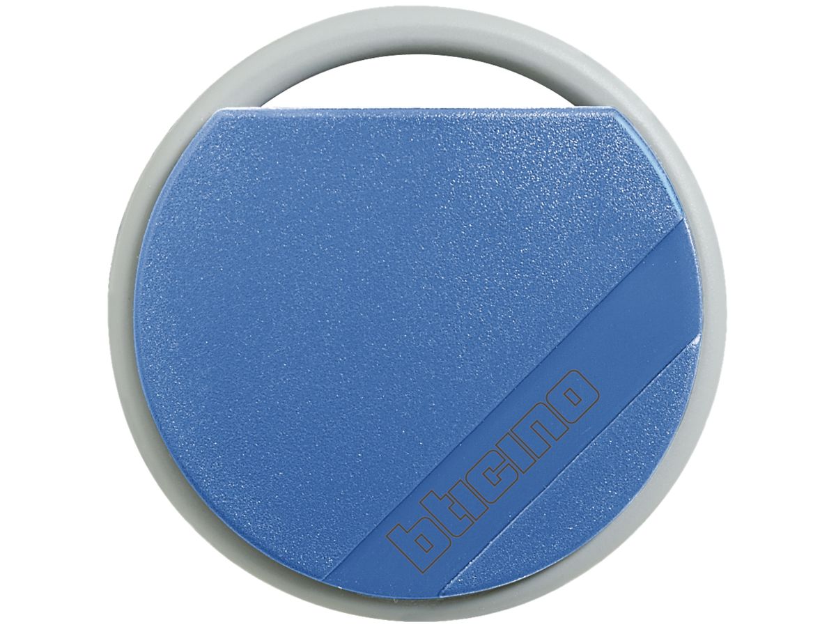 Touchkey-Badge Axolute blau