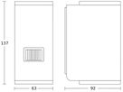 Wandleuchte Steinel L 930 PIR 9W 603lm 3000K IP44, anthrazit