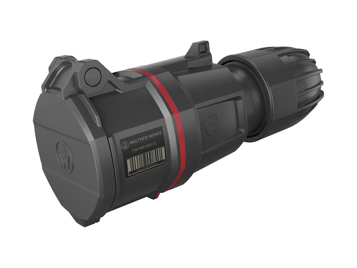 Kupplung CEE NEO 5P 32A 380…415V 6h rot IP54 schraublose Klemme