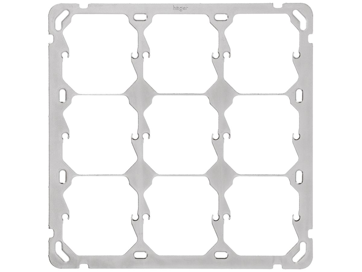 Befestigungsplatte Hager Gr.3×3 197×197mm