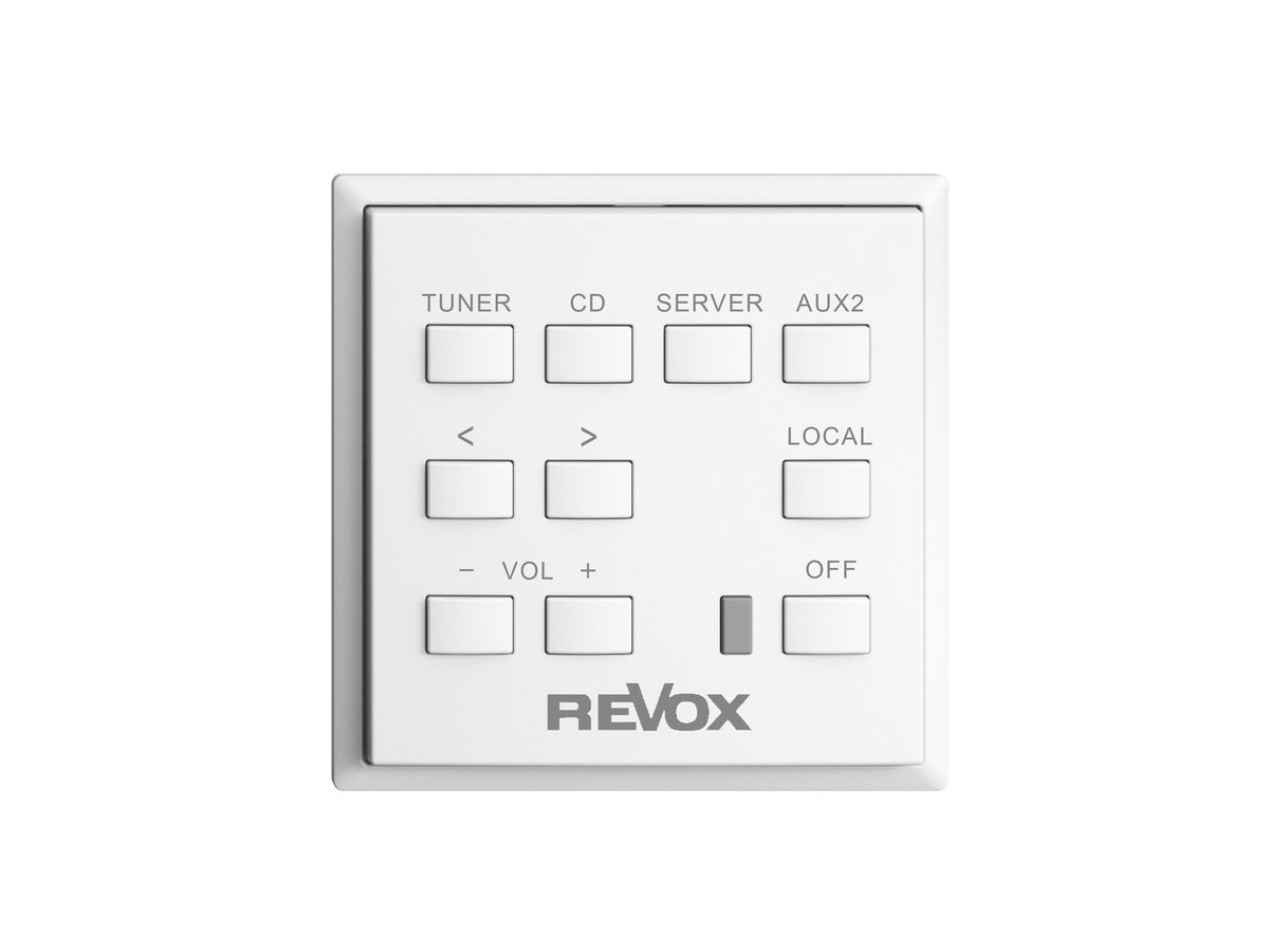 UP-Wandbedienung Revox EDIZIOdue weiss