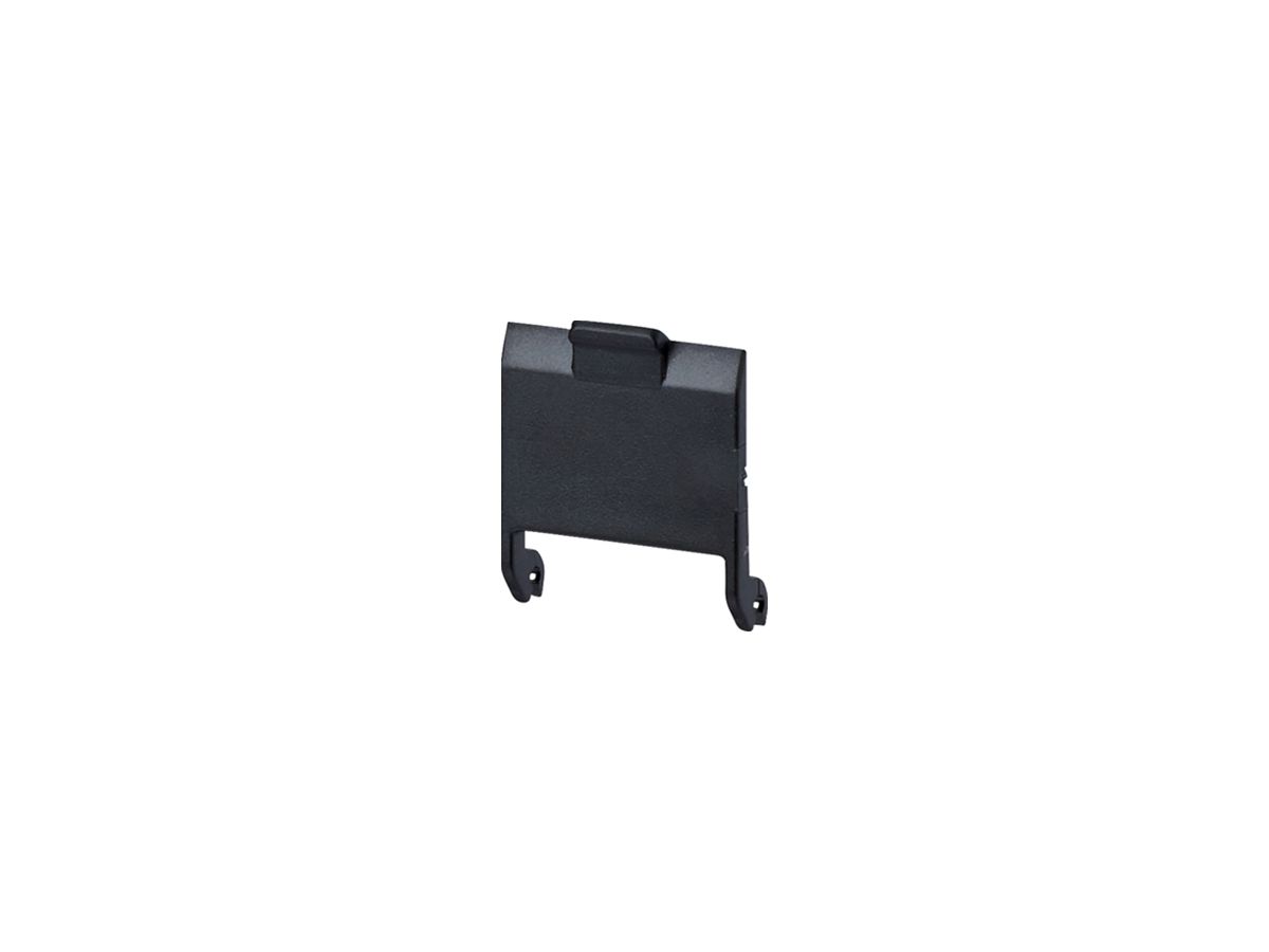 Staubschutzklappe H-LINE M, für Anschlussmodul, schwarz, 10 Stück