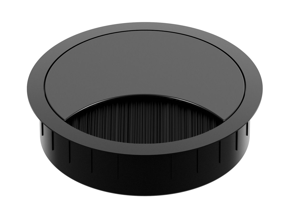 Kabelauslass BACHMANN LOOP ROUND Ø80mm Zamak schwarz