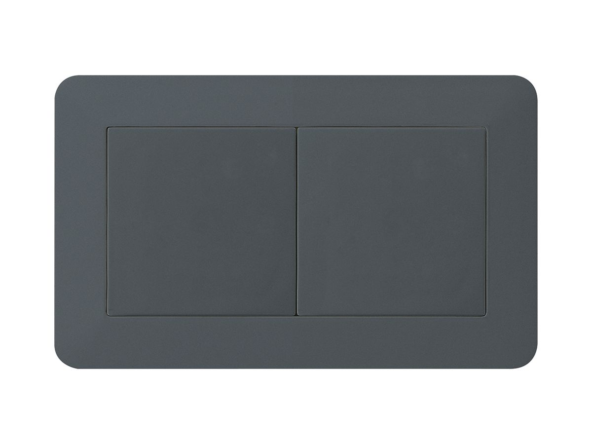 UP-Kombination kallysto.trend Gr.I-I horizontal 2×Blinddeckel anthrazit