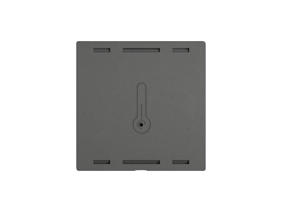 Bedienaufsatz zu Raumtemperatursensor EDIZIO.liv Wiser SNAPFIX® 60×60mm dgu