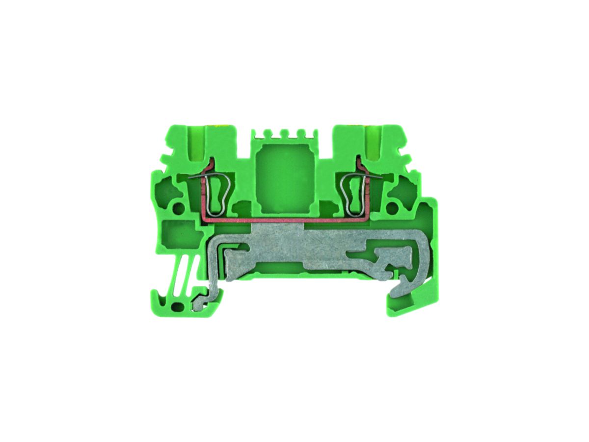Schutzleiter-Reihenklemme Weidmüller ZPE 1.5 Zugfeder 1.5mm² grün-gelb