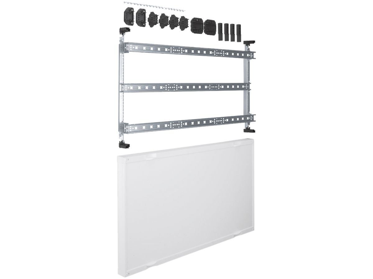 Baustein Hager univers N 450×750mm für Reihenklemmen waagrecht