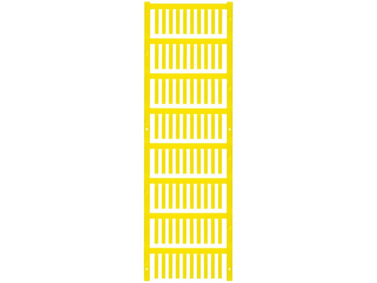Leitermarkierer Weidmüller MultiCard SFR für Ø1.7…2.1mm 21×5.8mm PA66 gelb