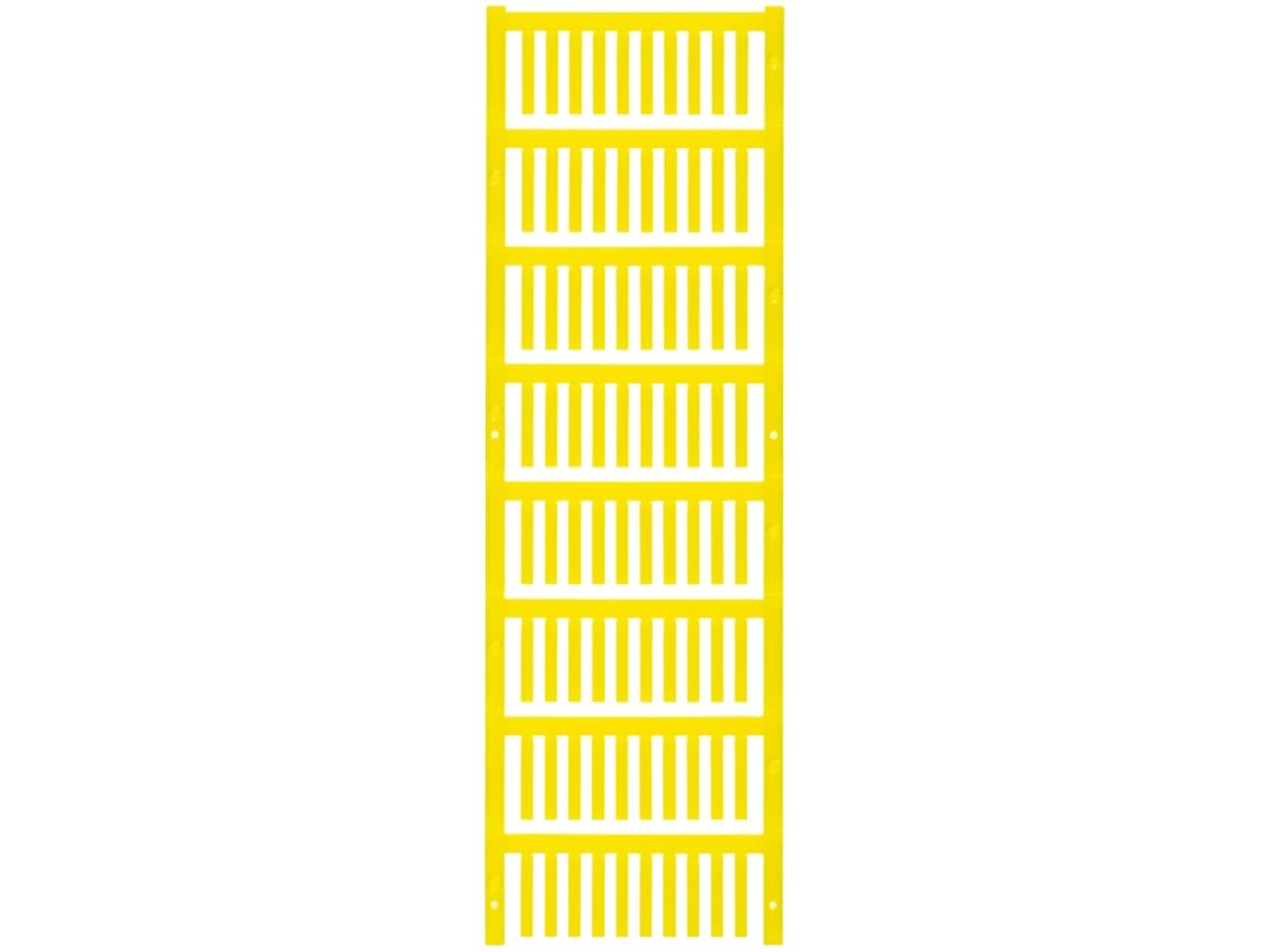 Leitermarkierer Weidmüller MultiCard SFR für Ø1.7…2.1mm 21×5.8mm PA66 gelb