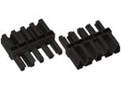 Zwischenkupplung WAGO 5L Buchse/Stecker schwarz