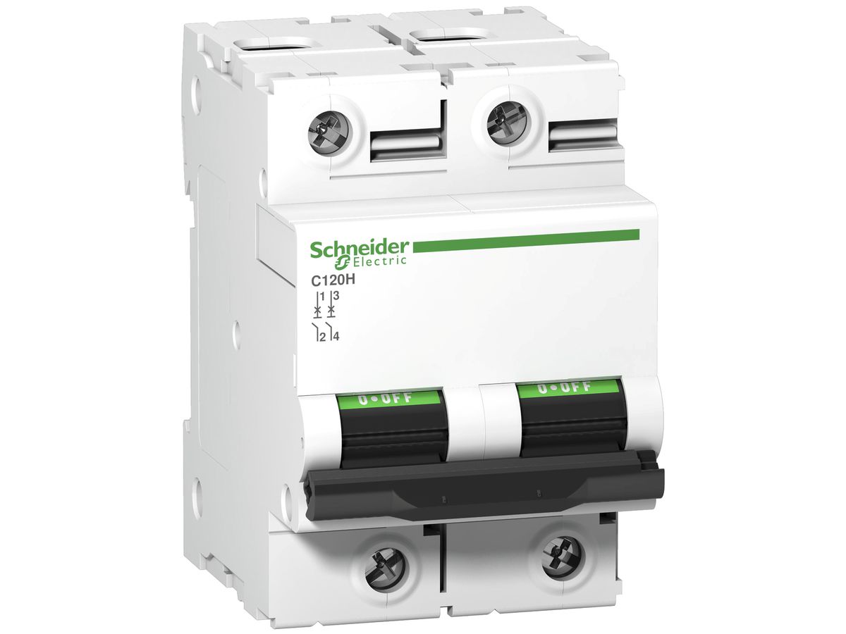 Leitungsschutzschalter Schneider Electric C120H 2P 125A C 15kA