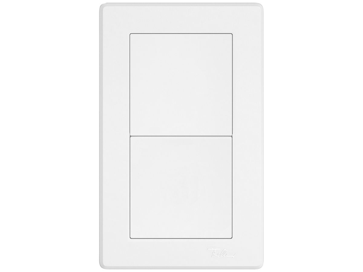 UP-Kombination EDIZIO.liv SNAPFIX® 2×1 156×96mm 2×blind weiss