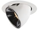 EB-LED-Downlight SLV NUMINOS GIMBLE XL, 37.4W 1050mA 3400lm 2700K 20° ws/chr