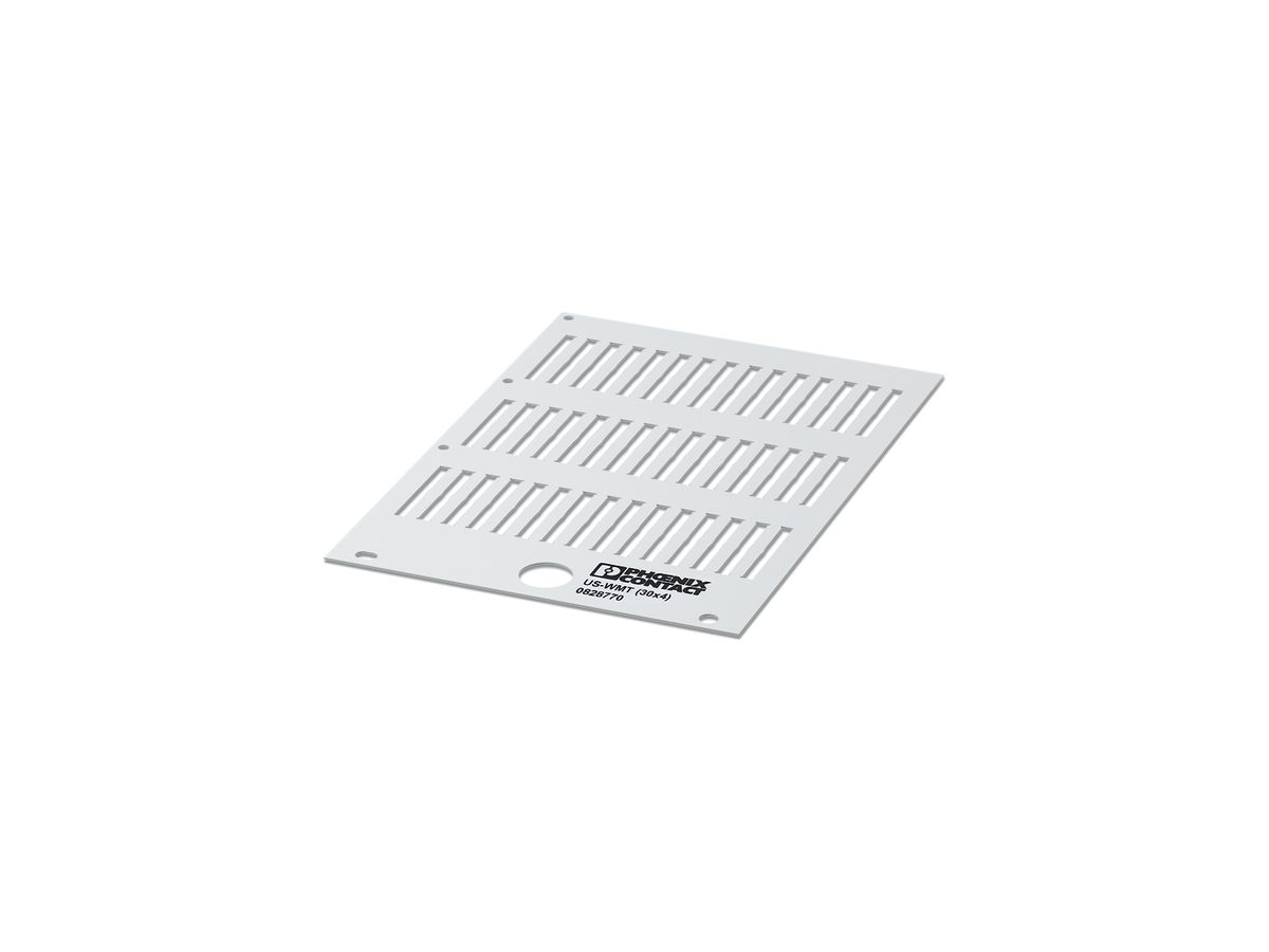 Bezeichnungskarte US-WMT 14mm für Kabelmarkierung 30×3.9mm