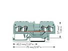 Klemme 4-Leiter WAGO 1.5mm² grau