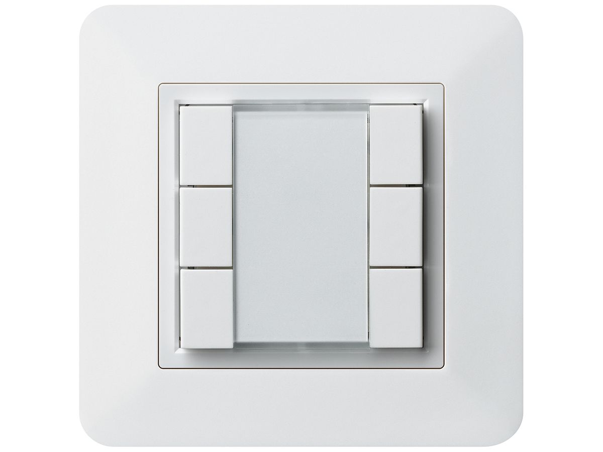 UP-Multifunktionstaster kallysto.trend KNX RF 6-fach weiss