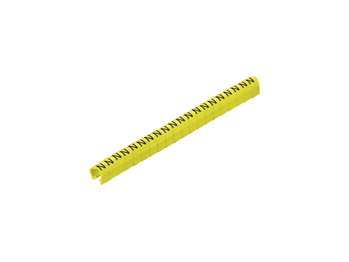Leitermarkierer Weidmüller CLI C MP für Ø4…5mm 3×6mm Aufdruck: O, gelb