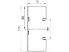 Grundprofil Bettermann GS-S70170 reinweiss