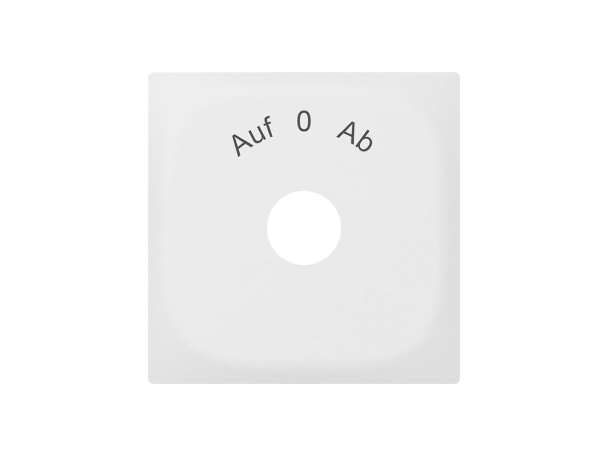 Frontrahmen SIDUS mit Gravur weiss