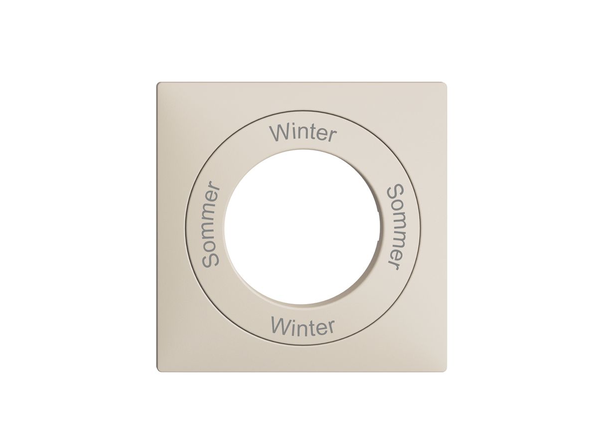Frontset Sommer-Winter-Sommer-Winter EDIZIOdue 60×60mm crema