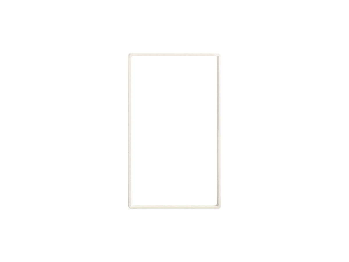 Zusatzrahmen EDIZIOdue prestige 2×1 weiss
