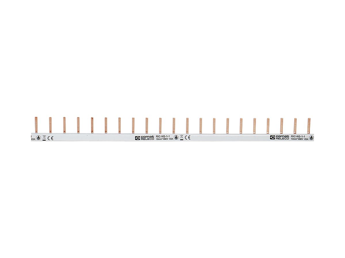 Phasenschiene ComatReleco RIC-NS-1-1, 1-polig (N), Brückung A2, 1×17.5mm