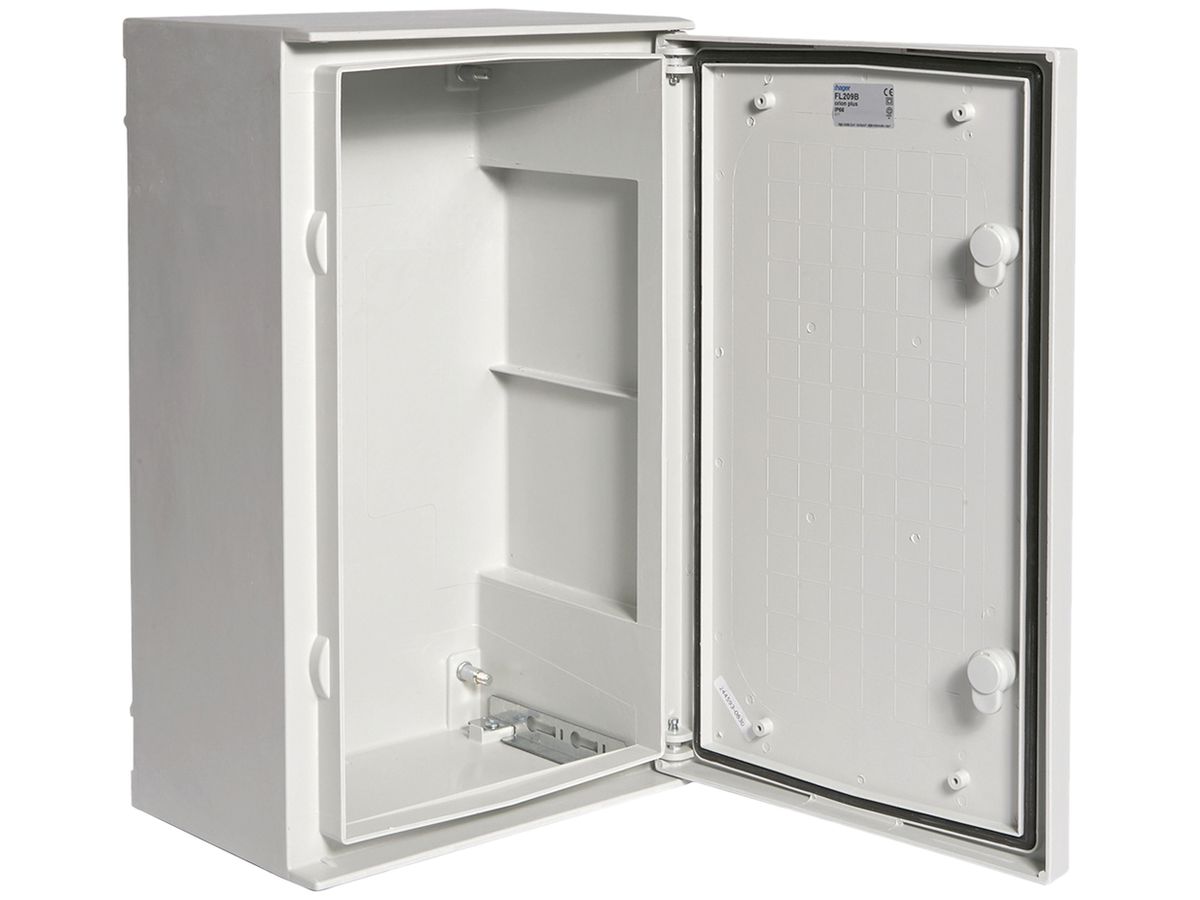 AP-Verteiler Hager Orion.Plus Polyester 300×500×200mm IP65 SKII hellgrau