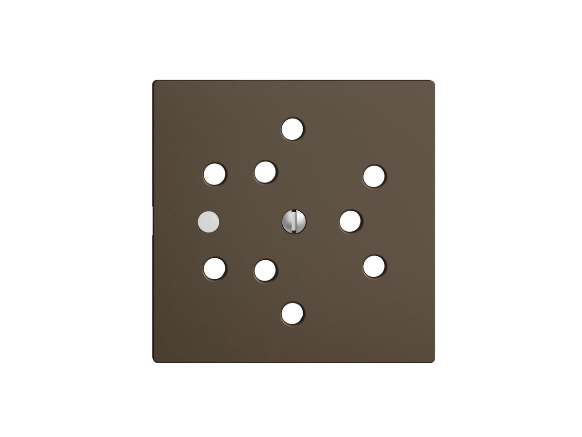 Frontset coffee 60×60mm 3×T12 EDIZIOdue mit Linse