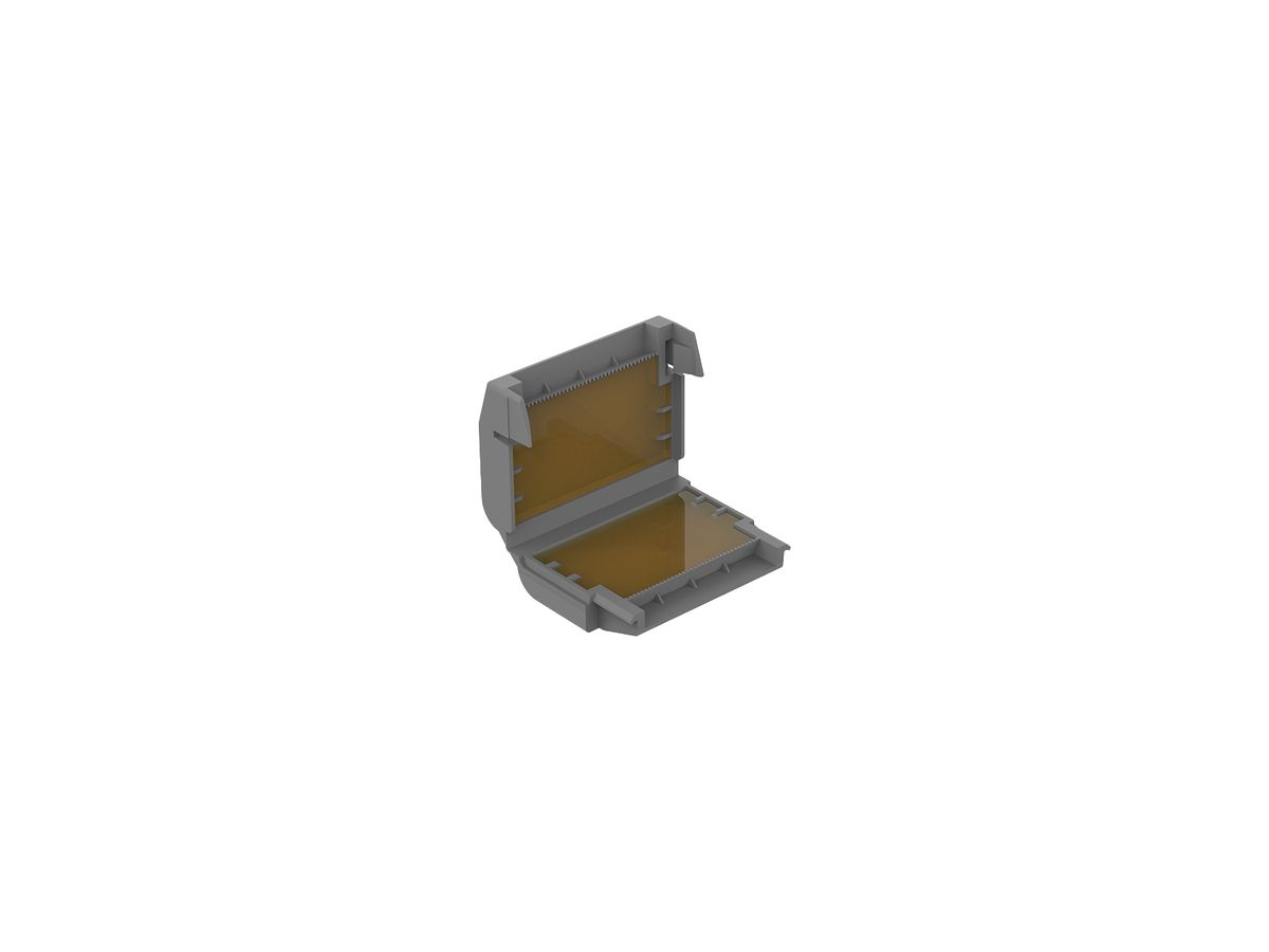 Verbindungsmuffe WAGO Contact Gelbox Gr.2 40.1×21.3×49.4mm grau IPX8