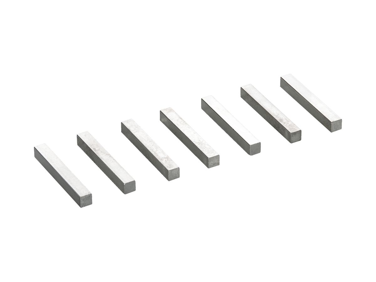 Zählerstift SEIDL SL-6-6-42-V-Z-Set-7 128A Aluminium versilbert