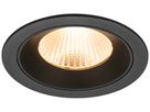 EB-LED-Deckenleuchte SLV NUMINOS L 17W 2400lm 2700K MB DALI DIM Ø130×85mm sz