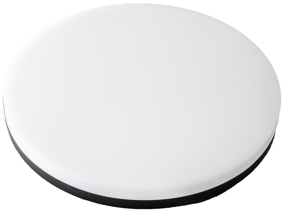 LED-Anbauleuchte Sir Heian SLICE 24W 2800lm 830/840 DALI EM1h Ø270 schwarz