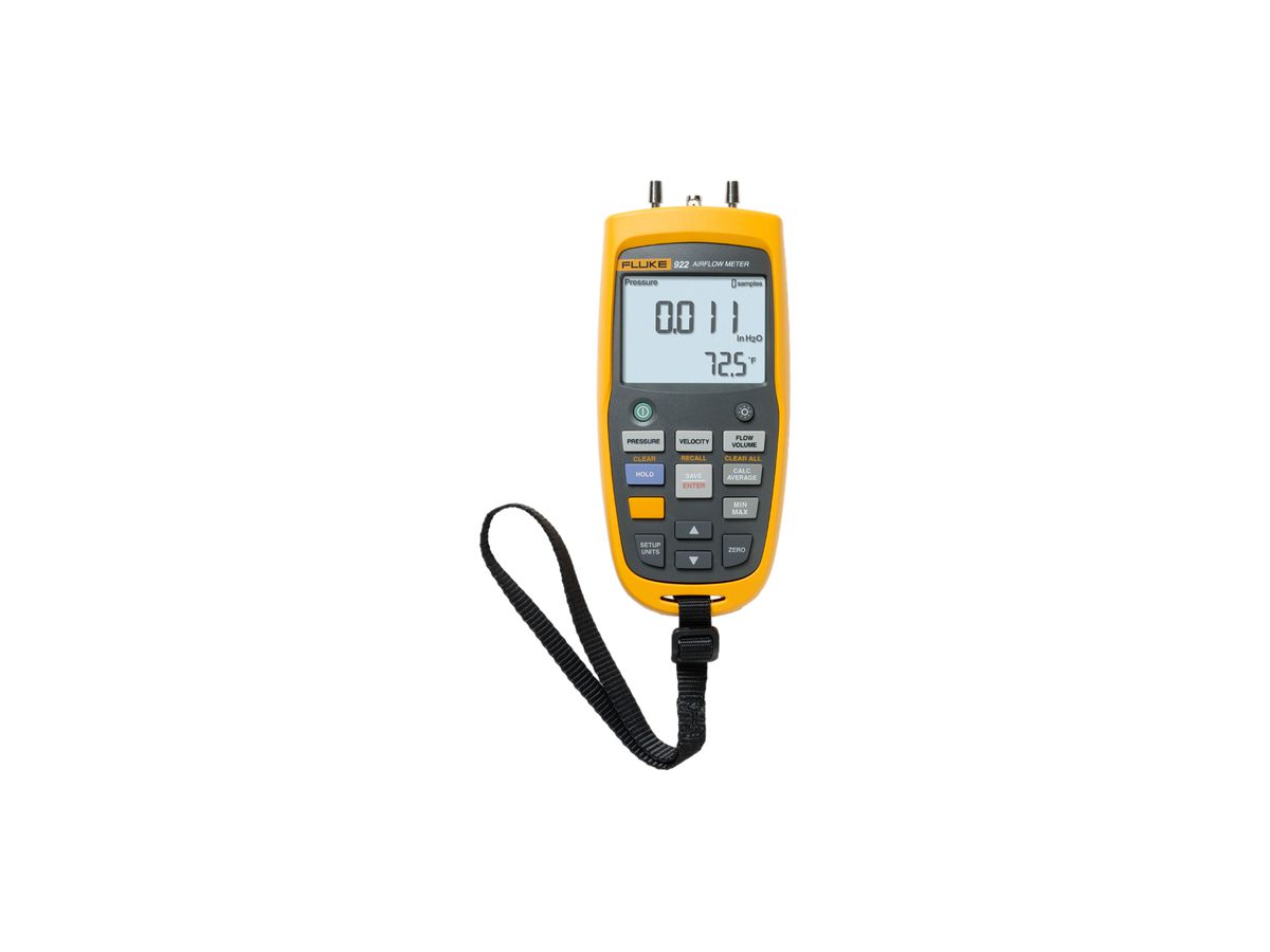 Luftströmungsmessgerät Fluke 922 1…80m/s, 0…99.999m³/h