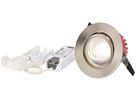 EB-LED-Spot maxLUCE SOLVO 8W 230V DIM 750lm 930 Loch-Ø80mm 38° IP44 nickel